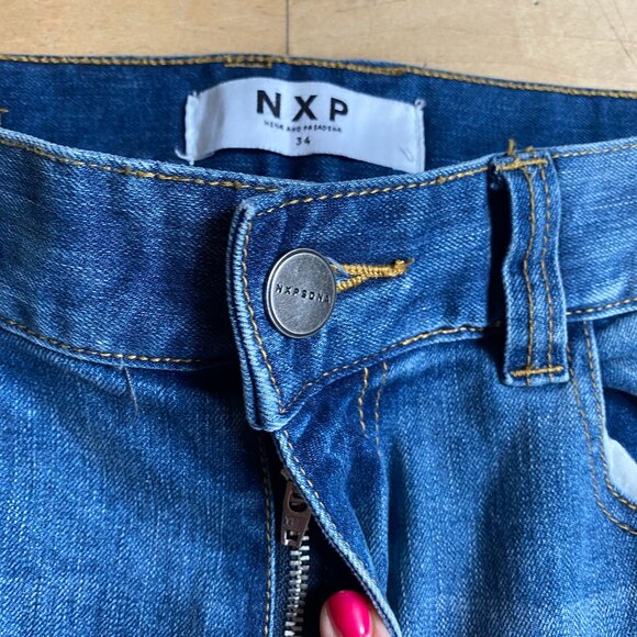 NXP Nena and Pasadena mens distressed jeans sz 34 - Picture 4 of 8